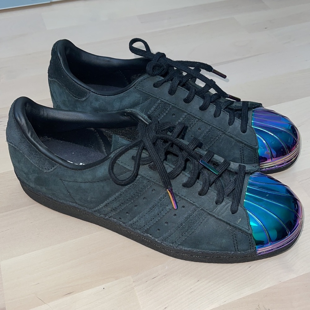 Adidas Holographic Metal Toe Cap Sneakers
